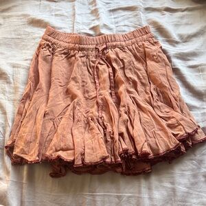 Aeropostale Coral Skater Skirt